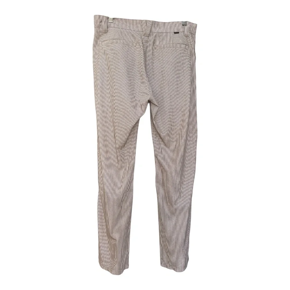 Oakley Pants 32Wx32L Stripe Turnpin Golf Stretch Lightweight Performance Logo Me